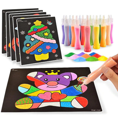 DIY Children Sand Art Painting Set Art And Craft