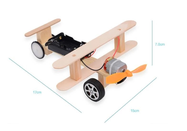 Aircraft DIY Puzzle Pack STEM Toy | Science Education Set with Robotic Project | Perfect for Rbt School Projects