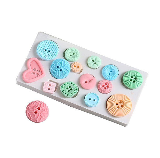 Button Design 2 Silicone Mold