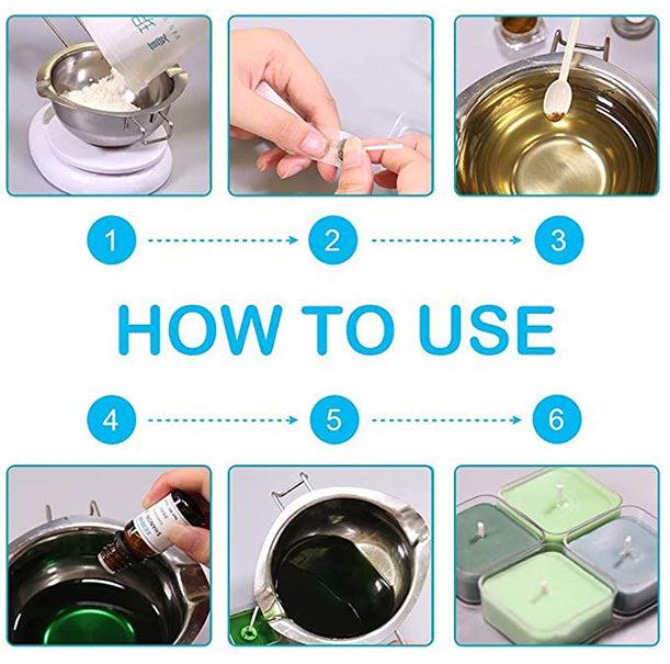 Creative star square round love shape plastic candle mold