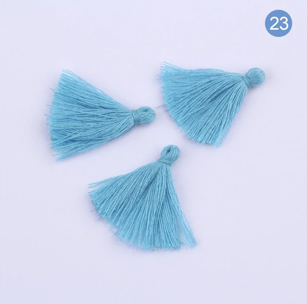 5 x Cotton tassels 30mm for Earrings Pendant Jewelry