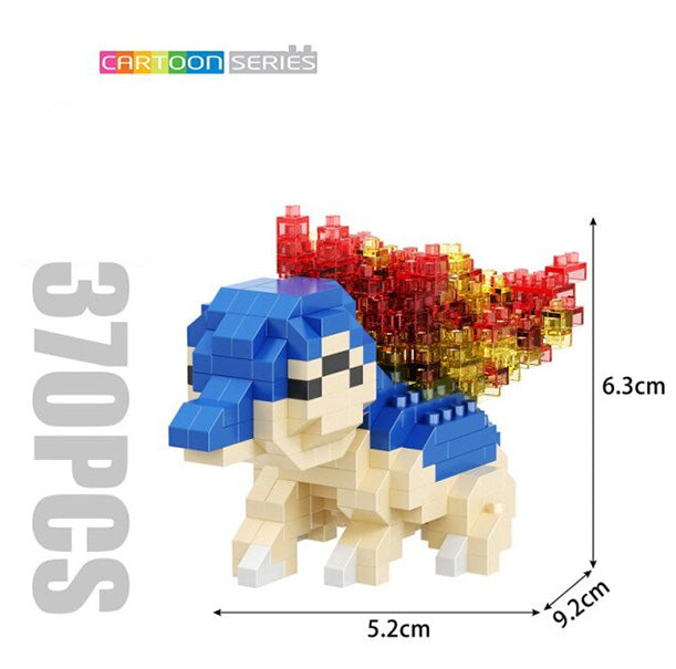Cartoon Micro Diamond Block pokemon building blocks toy