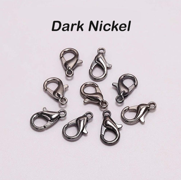 10 X LOBSTER CLASP 12MM - DIY JEWELRY