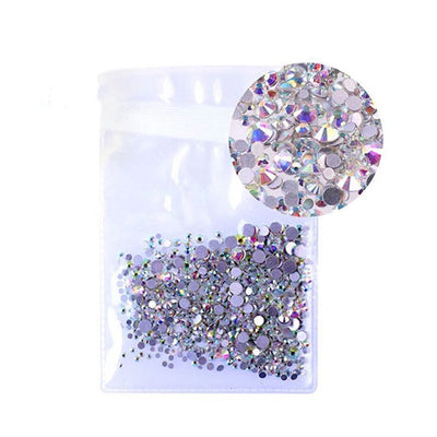 DIY Faux Pearl Rhinestones Crystal Beads Accessories Mix Sizes Pack