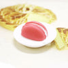 1 x Darker Pink Half Macaron Kawaii Decoden Cute Cabochon