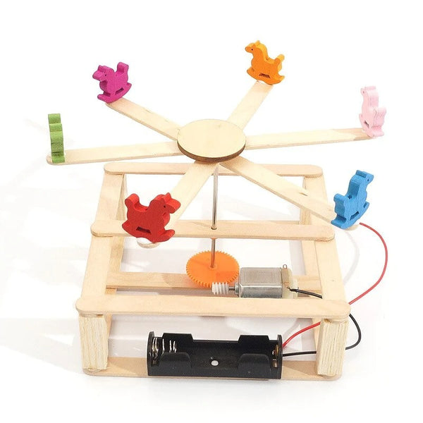 Merry Go Round DIY Puzzle Pack STEM Toy | Science Education Set with R ...