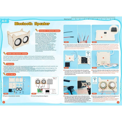 Bluetooth Speaker DIY Puzzle Pack STEM Toy | Science Education Set with Robotic Project | Perfect for Rbt School Project