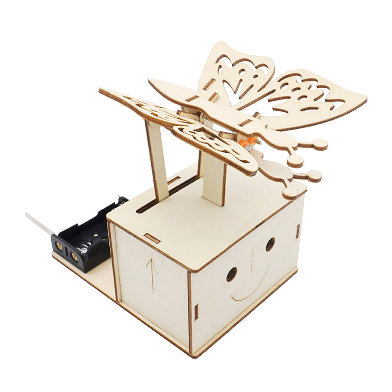 Electric Bionic Butterfly DIY Puzzle Pack STEM Toy | Science Education Set with Robotic Project | Perfect for Rbt School Project