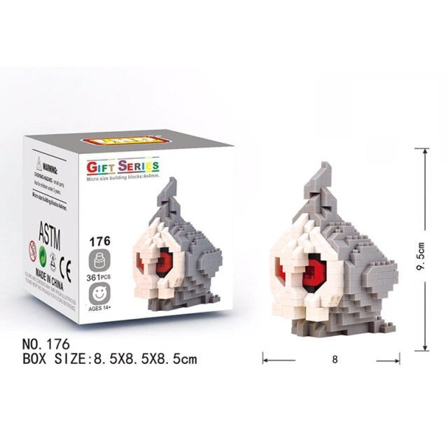 Cartoon Micro Diamond Block pokemon building blocks toy