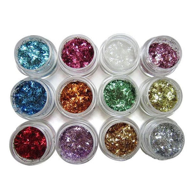 12 Colors Set Fine Glitter Sprinkles | Iridescent Confetti