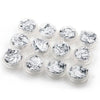 Silver Flakes Foil Nail Clay Deco Set Of 12