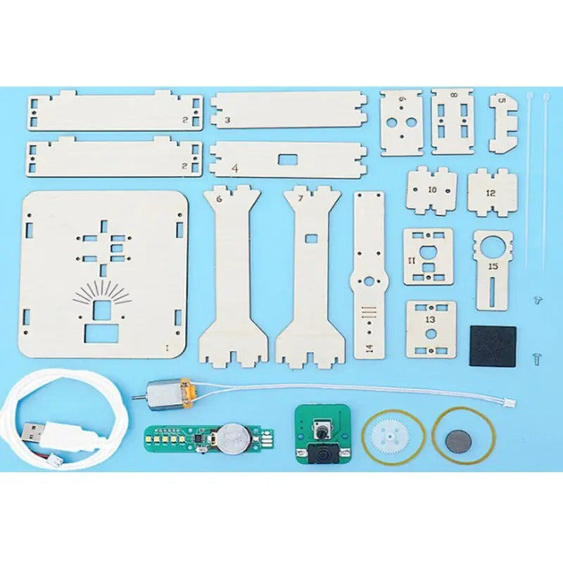 Rotating Led DIY Puzzle Pack STEM Toy | Science Education Set with Robotic Project | Perfect for Rbt School Projects