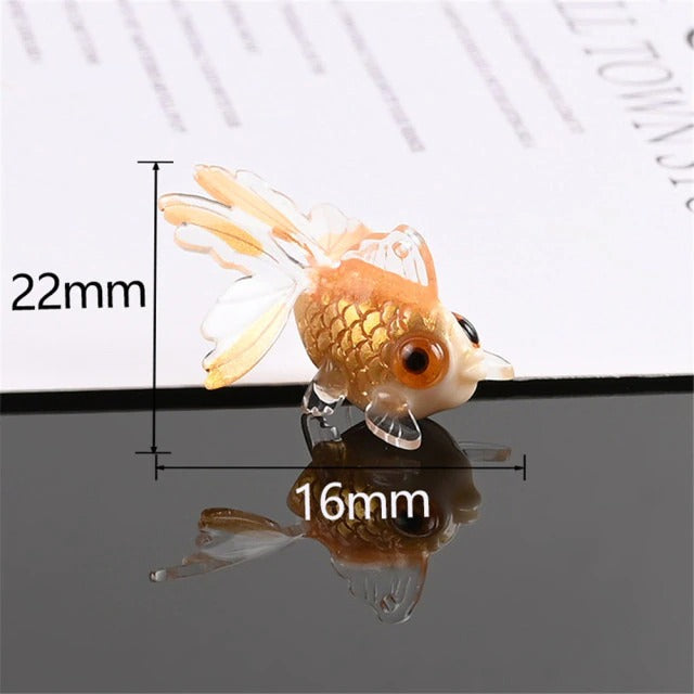 Mini Goldfish Pendants Charm Acrylic Earrings Adorable Jewelry Handmade Accessories