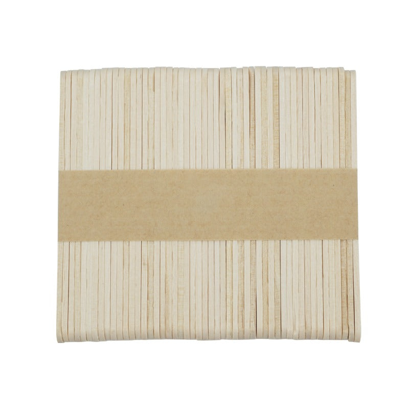 Ice Cream Sticks 50 Pcs Craft Projects, Kids Safe, Natural, Cake Topper Stick