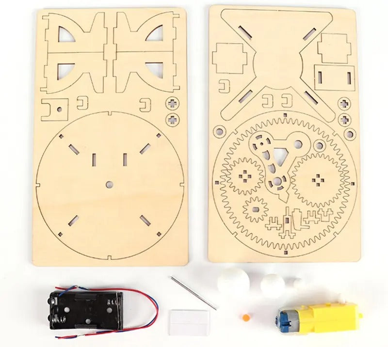 Model Of Earth-Moon DIY Puzzle Pack STEM Toy | Science Education Set with Robotic Project | Rbt School Project