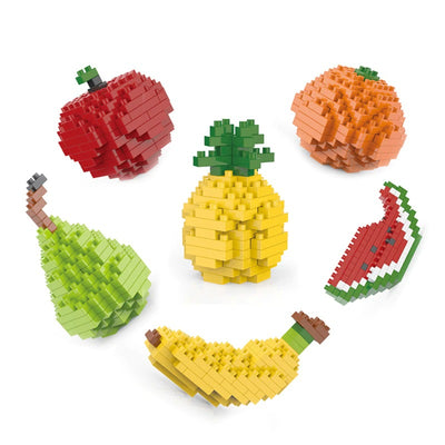 Micro Diamond Cute Fruit Series Loz Block Figure