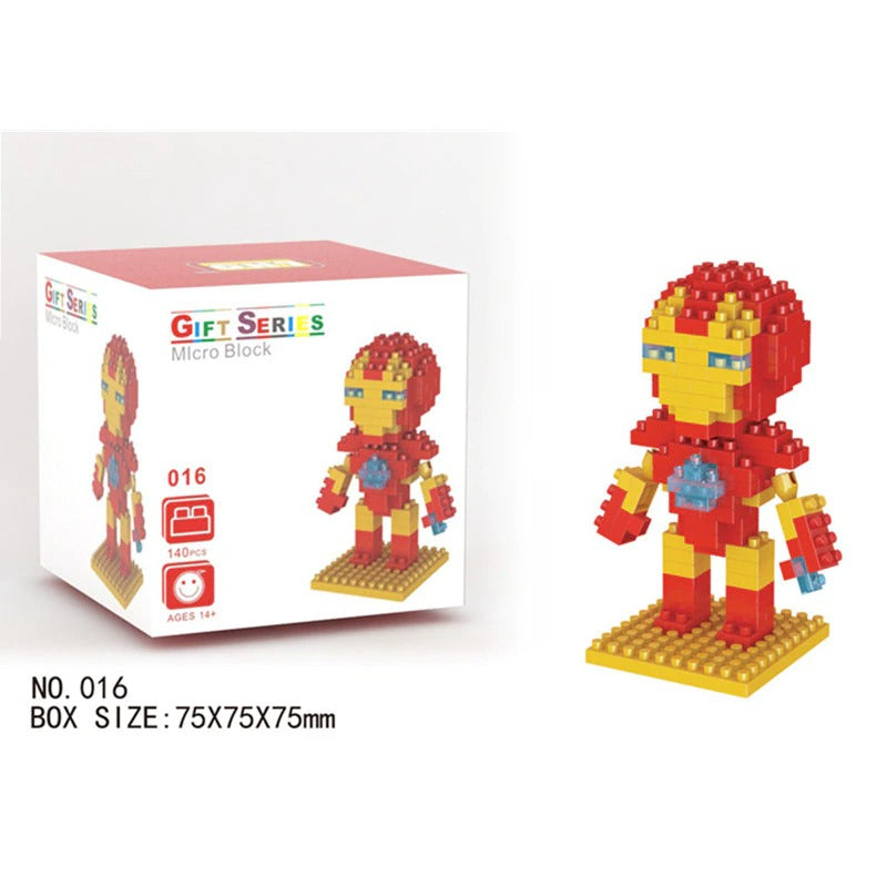 Micro Blocks Marvel Superhero Series Mini Buildings Nano Avengers Blocks Toy