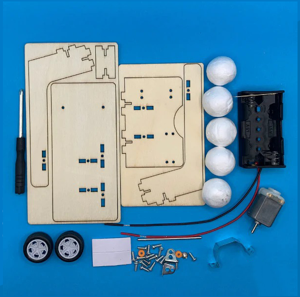 Ball Launcher DIY Puzzle Pack STEM Toy | Science Education Set with Robotic Project | Perfect for Rbt School Project