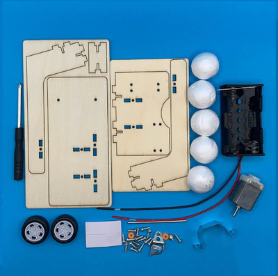 Ball Launcher DIY Puzzle Pack STEM Toy | Science Education Set with Robotic Project | Perfect for Rbt School Project
