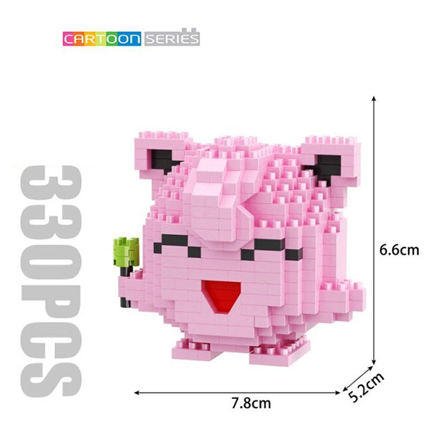 Cartoon Micro Diamond Block pokemon building blocks toy