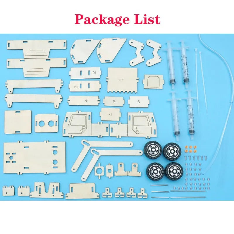 Hydraylic Loader DIY Puzzle Pack STEM Toy | Science Education Set with Robotic Project | Perfect for Rbt School Projects