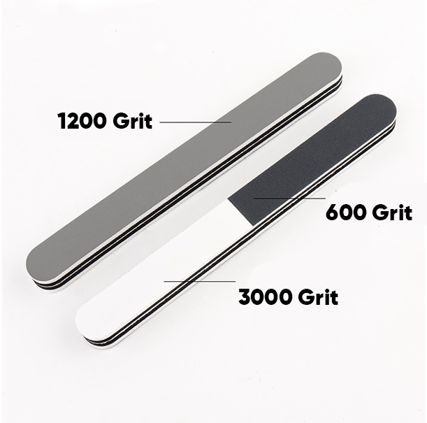 Multi-purpose Sanding Stick with 3-sided Sanding, Polishing and Filing for Precision Modeling and Hobby Crafting, Gundam