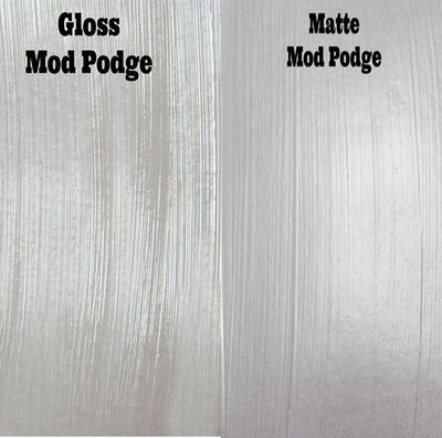 Glue Varnish/Mod Podge Gloss And Matte Waterbase Sealer, Glue and Finish