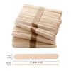 Ice Cream Sticks 50 Pcs Craft Projects, Kids Safe, Natural, Cake Topper Stick