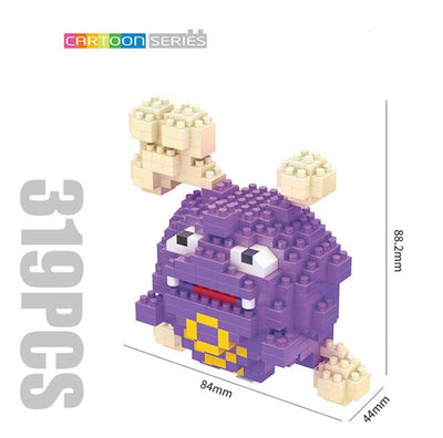 Cartoon Micro Diamond Block pokemon building blocks toy