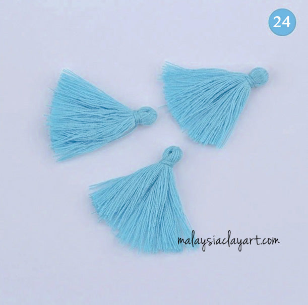 5 x Cotton tassels 30mm for Earrings Pendant Jewelry