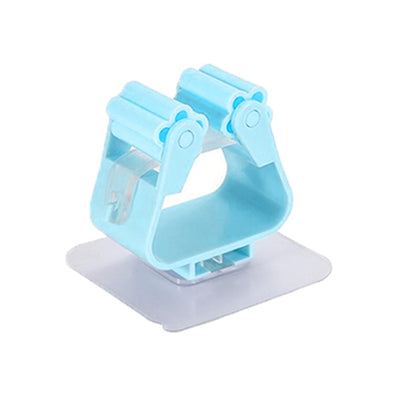 Bathroom Mop Holder Hook Wall Sticker Mounted Penyangkut Penyapu Mop