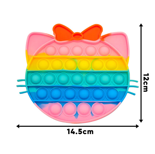 Rainbow Pop it Bubble fidget toys Among Us Unicorn Love