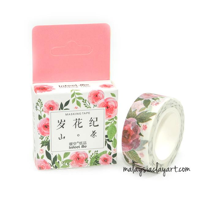 Floral Japanese style masking tape