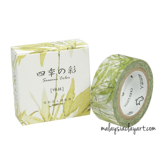 Bamboo forest Japanese style masking tape