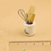 1 Set Of Miniature Kitchen Utensil Set (Whisk Mixer, Spoon, Fork)