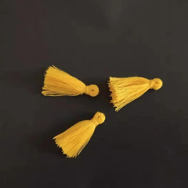 5 x Cotton tassels 30mm for Earrings Pendant Jewelry