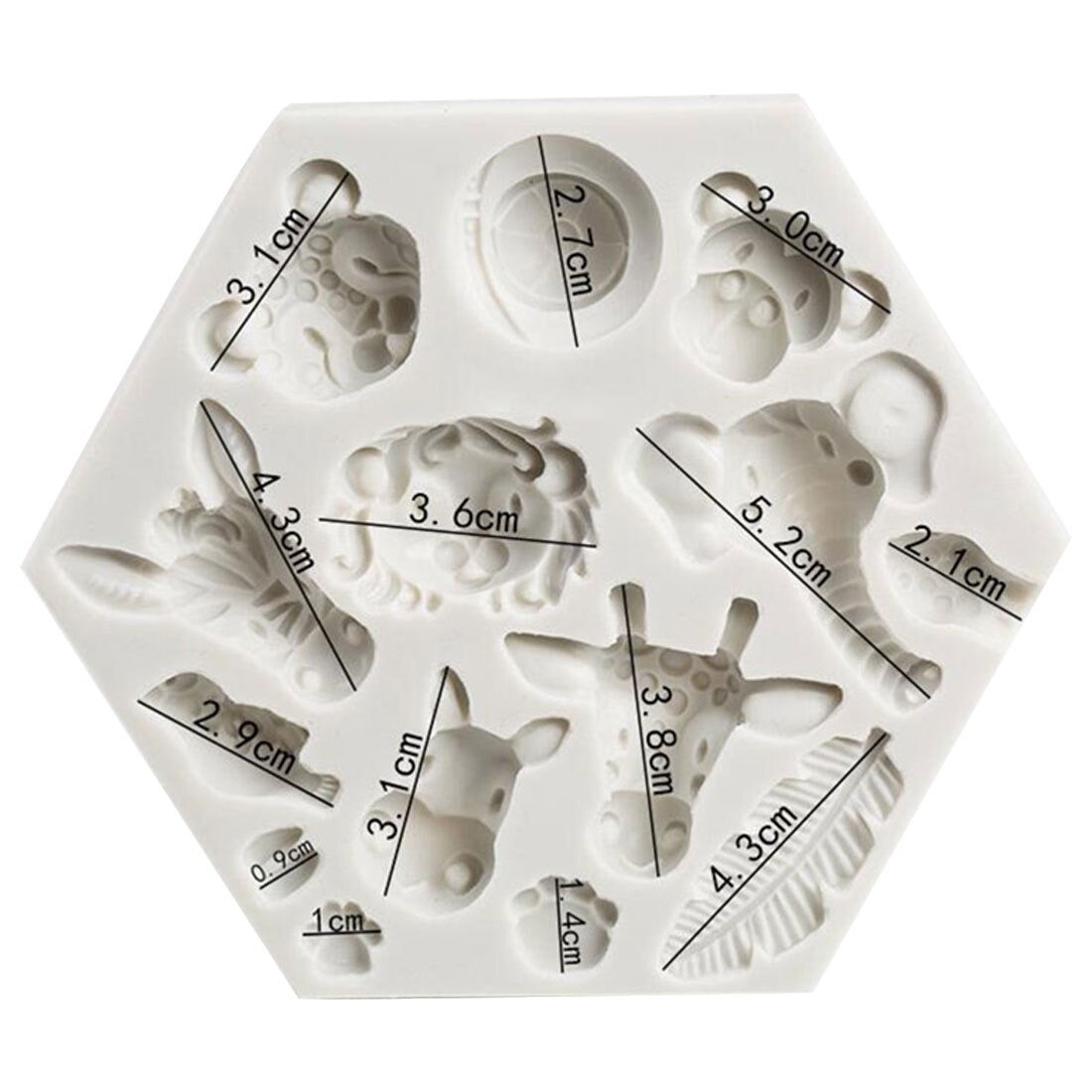 Animal Safari Silicone Mold