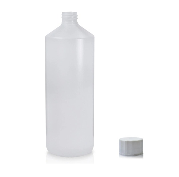 HDPE Round Plastic Bottle 1000ML With Lock Cap