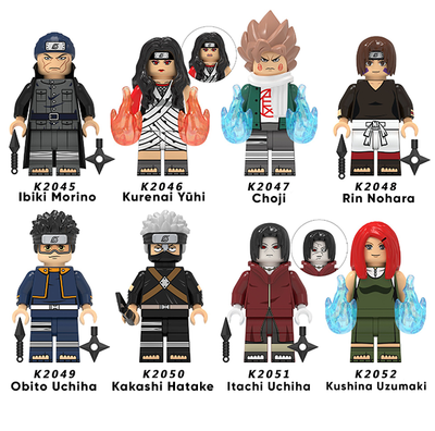 Naruto Series Minifigures Building Blocks Uchiha Obito Kakashi KDL807