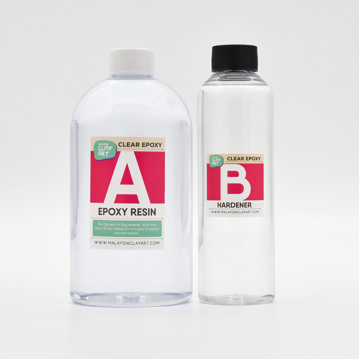 Clear Epoxy Resin | AB Resin Liquid 1kg (750g + 250g) Table Top Wholesale