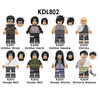 Naruto Series Lego Minifigures Uchiha Sasuke Hyuga Hinata Building Blocks Toys KDL802
