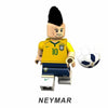 Soccer Player Minifigures Building Blocks Ronaldo Messi Beckham Neymar XT1003