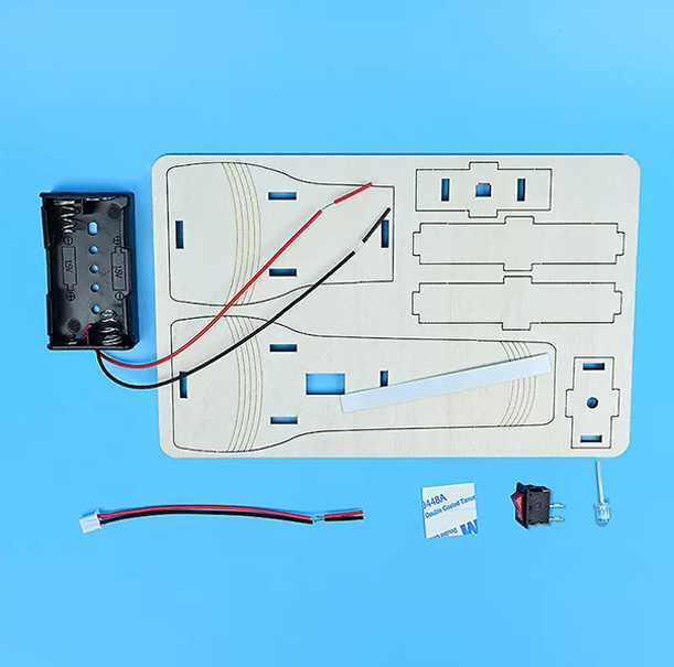 Flashlight DIY Puzzle Pack STEM Toy | Science Education Set with Robotic Project | Perfect for Rbt School Project