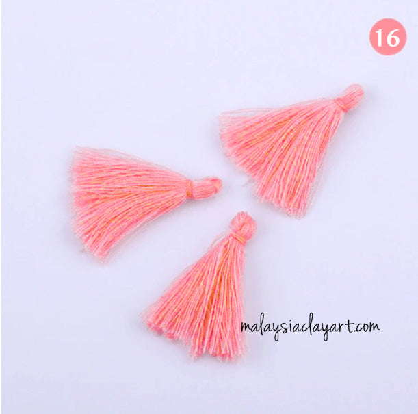 5 x Cotton tassels 30mm for Earrings Pendant Jewelry