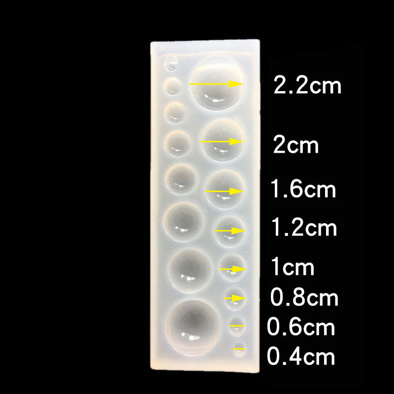 Semi Sphere varies of sizes Silicone Mold