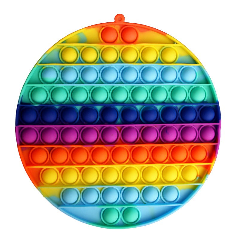 Rainbow Pop it Bubble fidget toys Among Us Unicorn Love