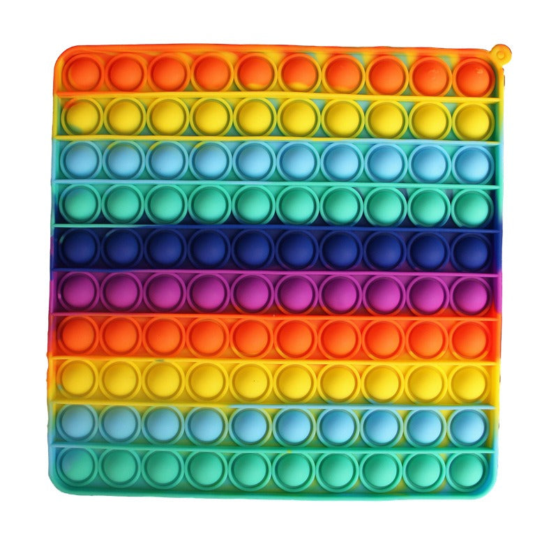 Rainbow Pop it Bubble fidget toys Among Us Unicorn Love