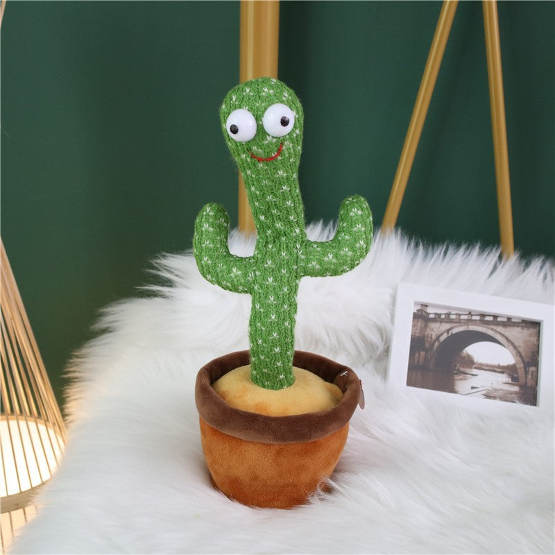 Cactus Plush Toy Talk Kaktus Bercakap Dancing toy song plush Dancing C