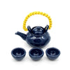 Miniature Teapot Tea Kettle 3Pcs Tea Cups Set Dollhouse Kitchen Food Accessories