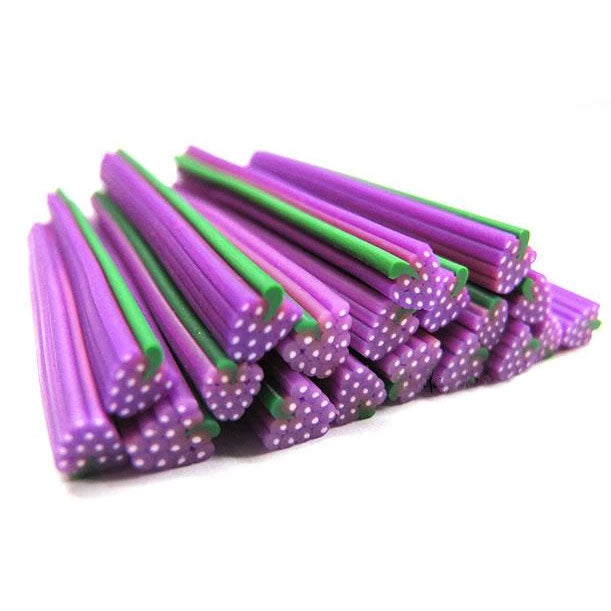 1 x Grapes Polymer Clay Cane